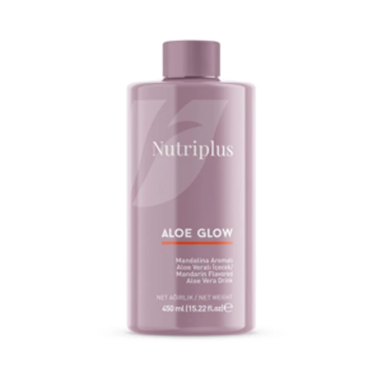 image of Nutriplus Aloe Glow Mandarin Flavored Aloe Vera Drink